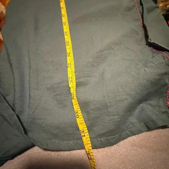 Natural Life Blue Shirt Dress with Star Patch on Elbows - Picture 6 of 7